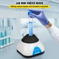 thumbnail image 2 of VEVOR Vortex Mixer, 3000RPM Mini Vortex Mixer Shaker, Touch Function Scientific Lab Vortex Shaker, Mix Up to 50ML, 6mm Orbital Diameter for Test Tube, Tattoo Ink, Nail Polish, Eyelash Adhesives, Paint, 2 of 9
