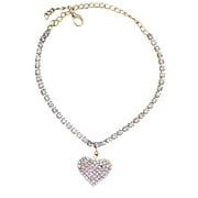 Frehsky pendant necklace Women's Heart Ankle Bracelet Beach Adjustable Chain Anklet Foot Jewelry