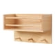 thumbnail image 1 of Kearding Estante de pared de con 3 soportes para llaves ganchos de pared rústicos estante de almacenamiento organizador estante de exhibición de Decoración del hogar No.2 Kearding HA027826-02, 1 of 1