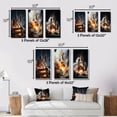 thumbnail image 4 of Designart "Payload Deployment in Space Shuttle IV" Space Shuttle Framed Wall Art Set Of 3 - White Space Shuttle Frame Gallery Set For Office Decor, 4 of 7