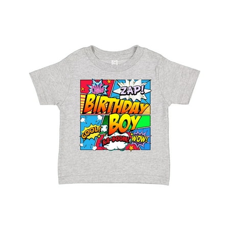 

Inktastic Birthday Boy Comic Book Gift Toddler Boy Girl T-Shirt