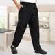 thumbnail image 4 of EeaseMX Pantalones de chef transpirables y resistentes, talla M (negros)., 4 of 7