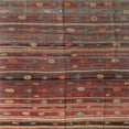 thumbnail image 1 of Ahgly Company Indoor Square Contemporary Dark Almond Brown CON3049X Area Rugs, 3' Square, 1 of 6