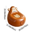 thumbnail image 3 of D Inflatable Lounger Chair Portable Air Sofa With Animal Design For Indoor Outdoor Relaxation, 3 of 7