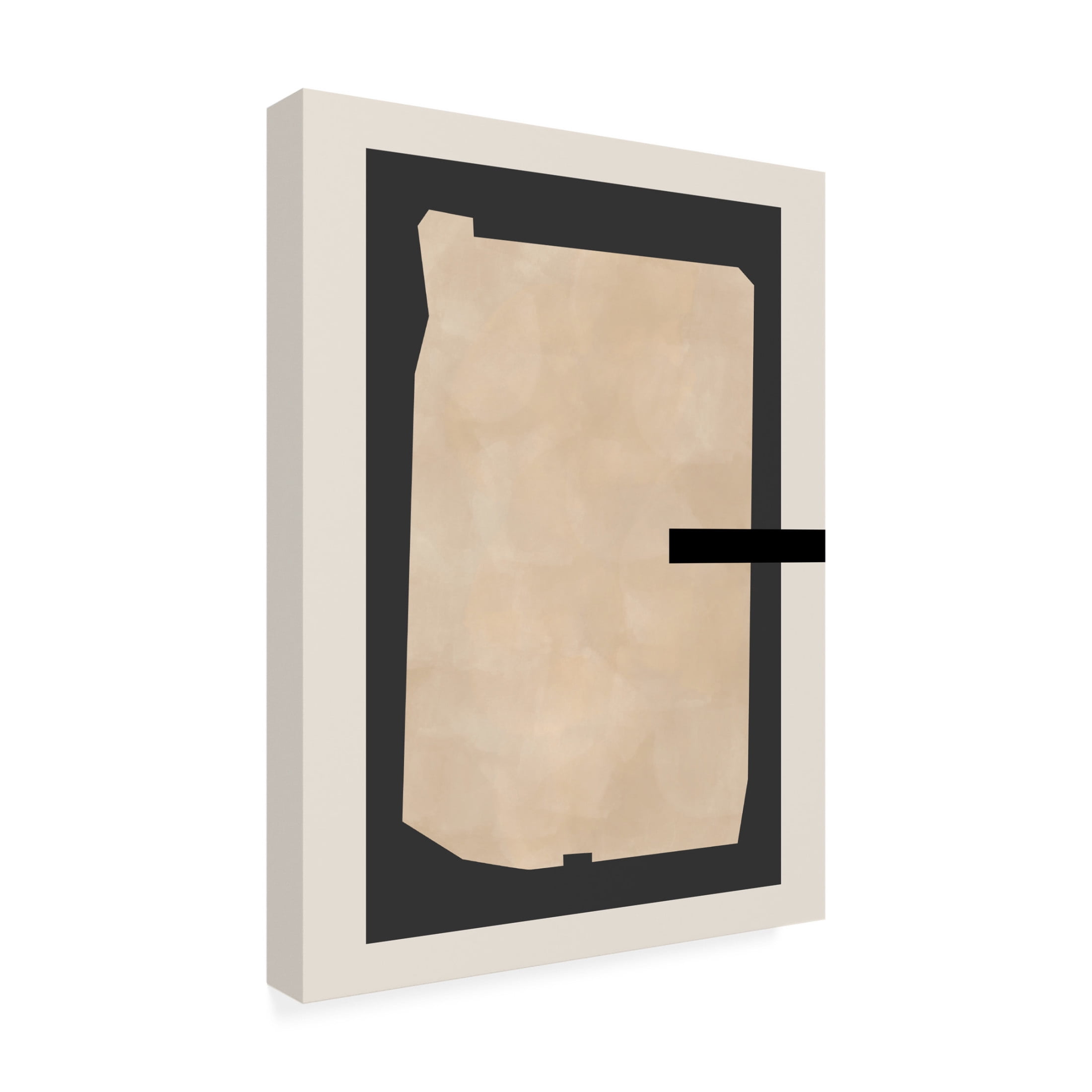 Trademark Fine Art Elena Ristova  Abstract Beige Painting Canvas Wall Art