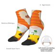 thumbnail image 6 of Rocae Hello Fall Gnomes 1 for Premium Adult Socks,Comfortable, Breathable, and Durable Socks, Perfect for Everyday Wear, 6 of 7
