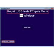 Computer Werx Windows 10 Home 32/64 Bit USB with Key Install Repair Recover Restore USB & Drivers Pack, 2 Pack