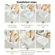 thumbnail image 4 of Organizador de Cestas Plegables de Plástico Abs - Blanco, Multitamaño (De 22,8 X 11,9 X 7,9 Cm a 44,6 X 28,8 X 22,8 Cm), Caja Apilable para Armario, Ideal para Ropa, Cocina, Baño y Oficina, 4 of 7