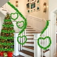 thumbnail image 5 of St Patricks Day Garland Green Gold Tinsel Garland Banner Hanging Shamrocks Décoration for Tree Mantle Fireplace Home Irish Party Supplies 32.8FT Design2, 5 of 7