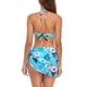 thumbnail image 4 of Conjunto de bikini de 3 piezas NikouMX con Estampado floral cintura alta, 4 of 6