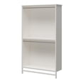 thumbnail image 6 of Systembuild Evolution Elga Extra Wide 2 Shelf Double Clothing Rod Closet Tower, Ivory Oak, 6 of 15