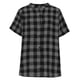 thumbnail image 5 of TaTaai Women's Summer Two Piece Outfit Plaid V-Neck Short Sleeve Button Blouse and Drawstring Waist Shorts Linen-Like Fabric Casual Matching Set Gift, 5 of 7