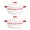 Red Hearts, variant on 10 Strawberry Street Coquette Heart Mini Cocotte, Pink, Set of 2