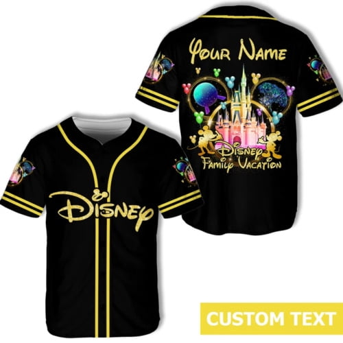 Maillot de Baseball 3D Mickey Mouse Disney 50e Anniversaire, Mode Décontractée