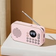 thumbnail image 4 of FM Radio rechargeable small Wireless Bluetooth Speaker pink, 4 of 5