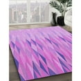 thumbnail image 2 of Ahgly Company Indoor Round Patterned Violet Purple Area Rugs, 8' Round, 2 of 6