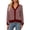Wine, variant on Lixiuxyad ‌Women's V-Neck Striped Knit Cardigan Long Sleeve Button-Front Summer Knit Tops,Black