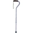 thumbnail image 4 of Carex Ergo Offset Handle Walking Cane for Occasions, Blue Flower, Supports Up To 250 lbs, 4 of 12