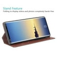 thumbnail image 4 of Samsung Galaxy Note 9 Case, Slim Flip Folio [Kickstand] Pu Leather Wallet Case with ID & Card Slots & Pocket Phone Case Cover for Galaxy Note 9 - Brown, 4 of 5