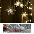 MeAddHome Outdoor Christmas Big Snowflake LED Curtain String lights