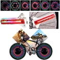 thumbnail image 2 of LED Bike Spoke Light 32 Patterns Safety Cool Bike Accessories Batteries Powered Bike Rim Tire Lights for Cycling & Bicycle Decor, 2 of 6