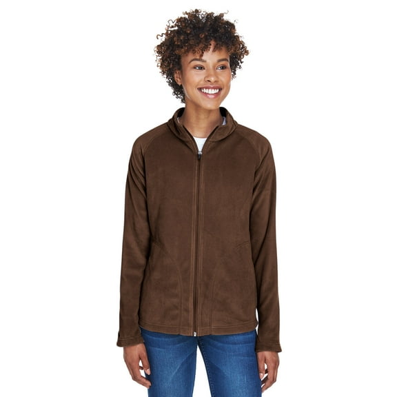Ladies' Campus Microfleece Jacket - SPORT DARK BROWN - XL