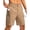 Khaki, variant on Zimjoy Hiking Cargo Shorts for Men 9" Lightweight Outdoor Shorts Men Trip Golf Camping Casual with 5 Zipper Pockets Black XL