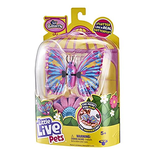 Little live pets flutter 2025 wings dancing butterfly flower garden