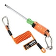 thumbnail image 2 of Ergodyne Squids® 3130M Coiled Cable Lanyard - 5lb, Orange, Standard, 2 of 3
