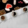 thumbnail image 4 of Castle Fairy Gingerbread Man Blackout Curtains Set of 2 (52x84 Each) for Children,Happy New Year Window Curtains,Merry Christmas Curtains and Drapes,Super Cozy Room Decor, 4 of 6