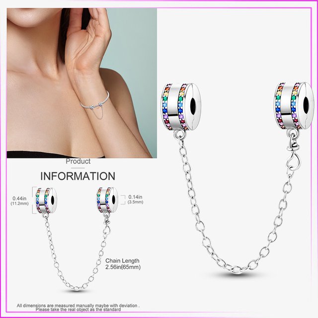 Charms 2023 Últimos Encantos De Plata Esterlina 925 Luna Estrella Clip Tapón Cadena De Seguridad Compatible Con Serpiente Pulsera Original Para DIY Joyería De Mujer Gao Jiahui unisex