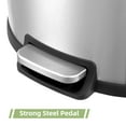 thumbnail image 6 of Huloretions 50L/13 Gallon Kitchen Step Trash Can, Silent Design 13.2 Gallon Step Trash Can Fingerprint-Proof Stainless Steel with Hinged Lids Garbage Can with Removable Inner Bin Strong & Fashionable, 6 of 9