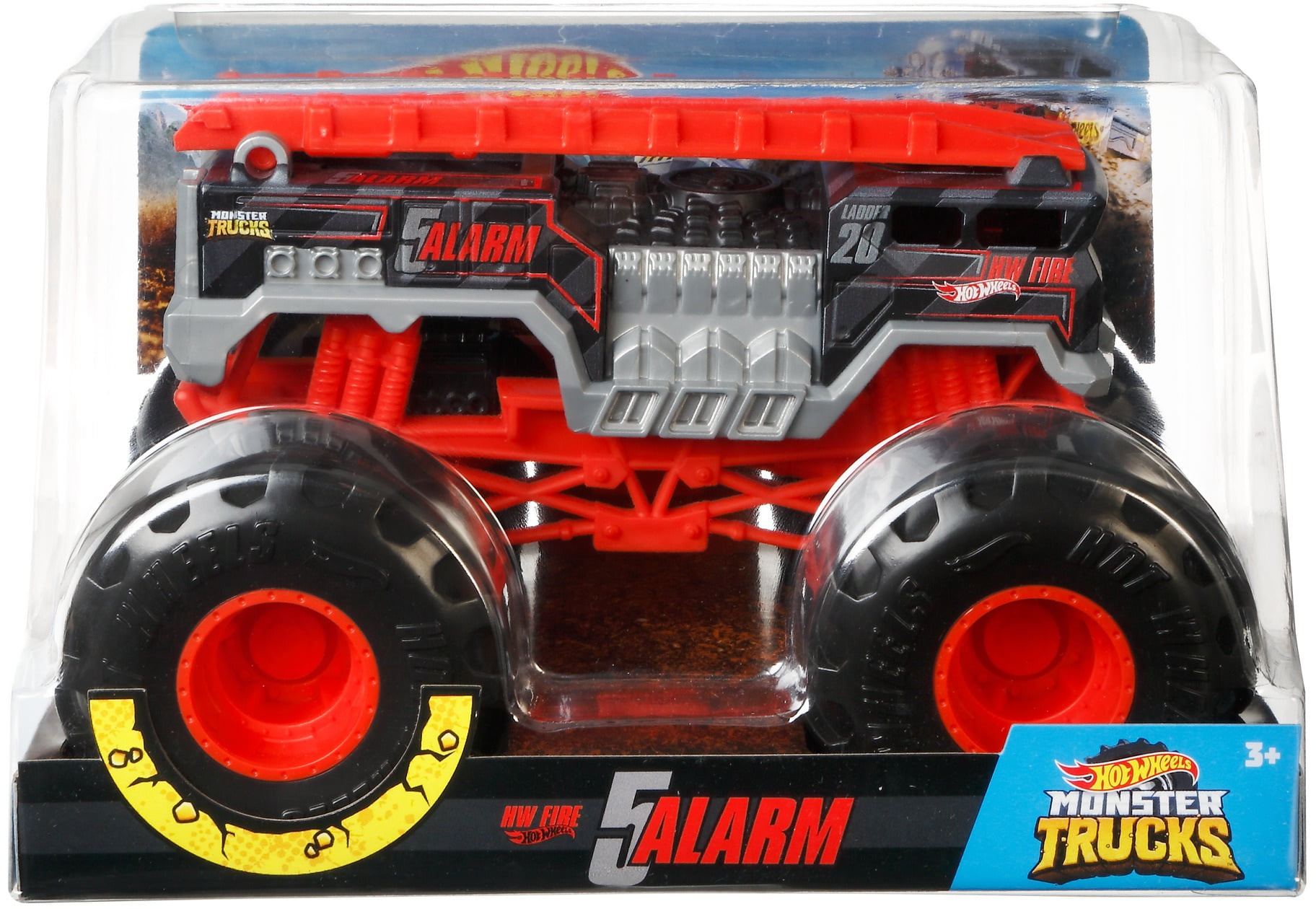 Hot Wheels Monster Trucks 5 Alarm 1:24 Scale Vehicle - Walmart.com