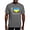 Gray, variant on CafePress - I Love Ukraine Native Ukrainian Flag T Shirt - Mens Comfort Colors Shirt