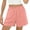 🔥 Pink, variant on Sentmoon Long Shorts for Women High Waist Swim Shorts Women Breathable Solid Color Regular Fit Comfy Shorts with Pockets Trendy for Travel and Sightseeing Hawaii S-2XL