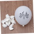 thumbnail image 2 of OULII 10pcs Car Birthday Decoration Balloons Latex Decorations for Racing Theme Parties White, 2 of 5