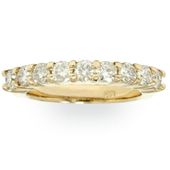 Pompeii 1ct Diamond Wedding Ring 14K Yellow Gold Ring Band (G/H,I1)
