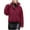 Wine, variant on HAPIMO Womens Down Puffer Jacket Winter Cropped Jackets Stand Collar Long Sleeve Zip Casual Puffy Coat with Pockets White L