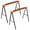 Orange + Steel+1, variant on LANKANG Folding Portable Saw Horses 2 Pack Fully Assembled Steel Work Stand with Handle for Garage Workshop Yellow Black