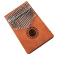 thumbnail image 2 of Piano de dedo delicado tablero de madera de durazno piano de dedo pulgar notas grabadas 17 tonos portátil para el hogar ANGGREK Otros, 2 of 7