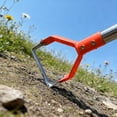 thumbnail image 4 of BotaniNest Stirrup Hoe Gardening With Hollow Trapezoidal Head For Loosening Soil Digging Steel Hand Hoe Rake Scraper, 4 of 6