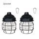 thumbnail image 4 of Eigraketly 2 uds linterna colgante regulable 3 marchas ajustable IPX4 impermeable Camping luz recargable jardín tienda lámpara viaje al aire libre carpas 2 uds negro Eigraketly OD025278-01, 4 of 6