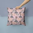 thumbnail image 2 of Carolines Treasures BB7500PW1414 Watercolor Fashion Diva on Pink Fabric Decorative Pillow  14Hx14W multicolor, 2 of 4
