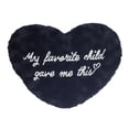 thumbnail image 1 of 14.5-Inch Mother's Day Favorite Child Heart Pillow, 1 of 5