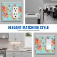 thumbnail image 4 of 1-Gang Screwless Pioneer Floral Decorative Wall Plates,Size 1-Gang 2.9"W X 4.7"H,Unbreakable Thermoplastic Faceplate Cover for Kitchen Living Room Bedroom Decorator Receptacle Outlet Switch, 4 of 5