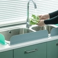 thumbnail image 2 of OUNONA Sink Splashback Guard Removable Water Splashing Guard For Kitchen Silicone Suction Cups Practical, 2 of 8