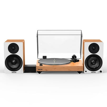 Fluance RT85N Vinyl Turntable  PA10 Preamp  Ai41 Powered 5  Bookshelf Speakers
