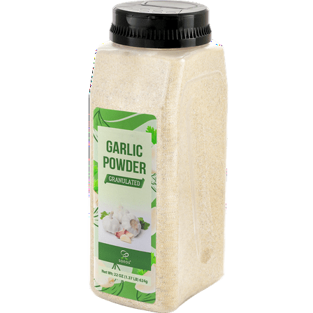 Soeos Garlic Powder, 624g (22oz), Granualted Garlic Powder