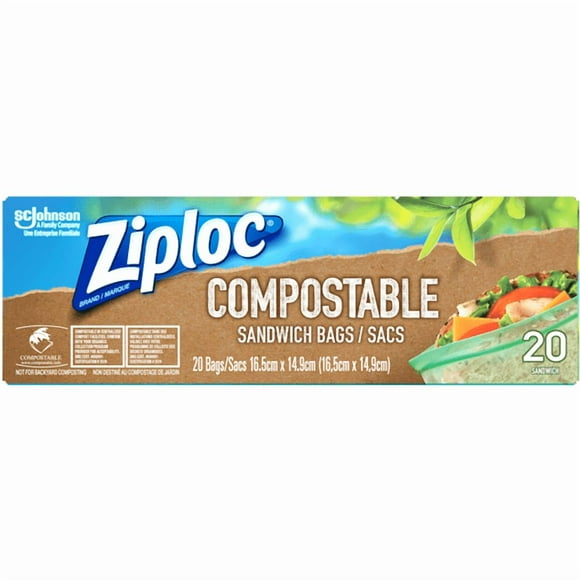 Sac à Sandwich Compostable pour Rangement des Aliments