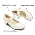 thumbnail image 3 of Zapatos de Vestir Mary Jane para Niñas DREAM PAIRS Marfil Talla 1, 3 of 6